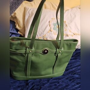 Dooney & Bourke Grass Green Charlston Tote Bag